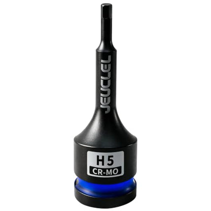 5mm Hex Impact Bit Socket, H5 1/2" Drive Allen Socket, Cr-Mo Steel - size: 1PC | H5 5MM