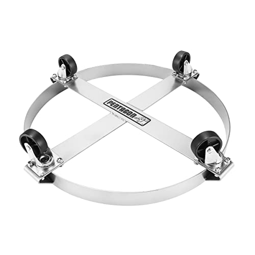 Pentagon Tools 55 Gallon Drum Dolly Heavy Duty - color: Light Gray, size: 1-Set