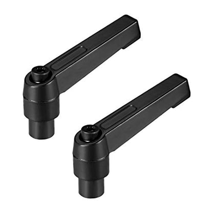 uxcell M6 Handle Adjustable Clamping Lever Thread Push Button Ratchet Female Threaded Stud 2 Pcs - size: M6