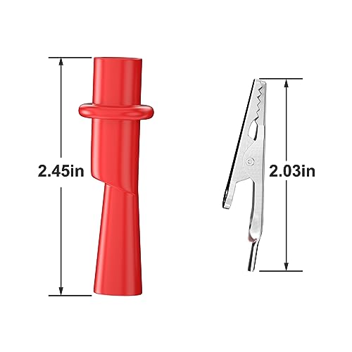 Goupchn Multimeter Push on Alligator Clips Set - style: P2008-10PCS