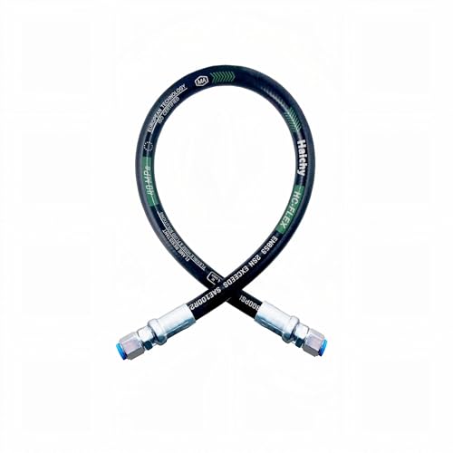 Haichy 26711-12-12-48 Hydraulic Hose Swivel Assembly 3/4" Hydraulic Hose with Female JIC X Female JIC, 48" Long, 3118 PSI - color: ‎Black, size: 26711-12-12-48-G