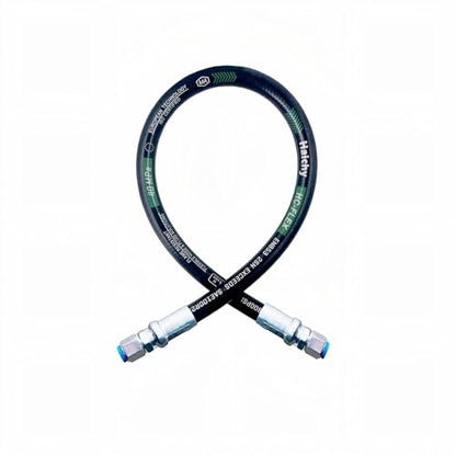 Haichy 26711-12-12-12 Hydraulic Hose Swivel Assembly 3/4" Hydraulic Hose with Female JIC X Female JIC, 12" Long, 3118 PSI - color: ‎Black, size: 26711-12-12-12-G