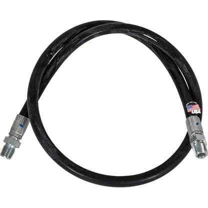 Buyers Products 1304225 High‑Pressure Hydraulic Hose 1/4 Inch x 38 Inch, Black Hose Rated 3000 PSI for Snow Plow and Truck Hydraulic Systems
