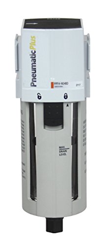 PneumaticPlus PPF4-N04B Compressed Air Filter 1/2" NPT, 5 Micron - size: 1/2" NPT