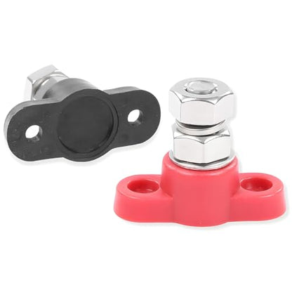 Osilly 2PCS 12V/24V Battery Junction Post Blocks, 5/16 Inch - size: 5/16"