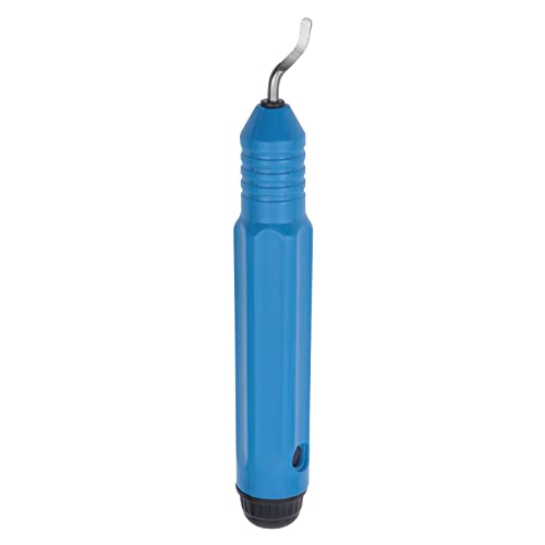 Deburring Tool Pencil Shape Deburring Tool for Copper Handheld Deburrer with High-Speed Steel Scraper, 360° Rotating Head for Metal, Aluminum, 3D Printing