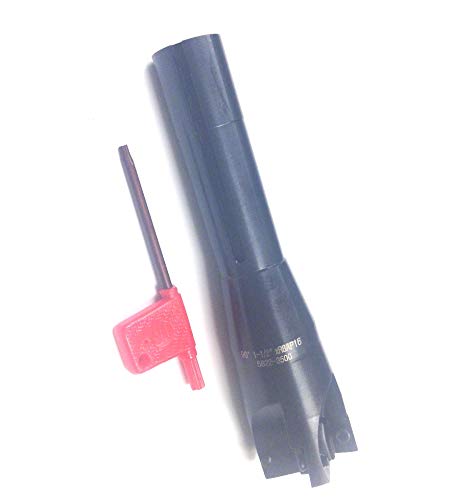 HHIP 5822-3500 90 Degree R8 Indexable End/Face Mill, 1-1/2" - size: 1-1/2 in, style: R8