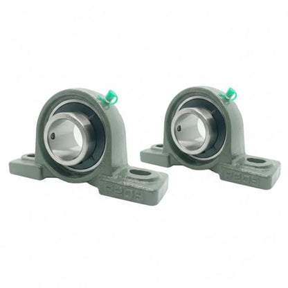UCP206-19 Premium Quality Self-Align Pillow Block Bearing 1 3/16 in Bore (Pack 2)