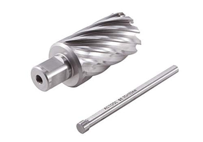 1-3/8" Diameter × 2" Depth of Cut HSS ANNULAR Cutter with 3/4'' Weldon Shank - size: 1-3/8'' x 2''