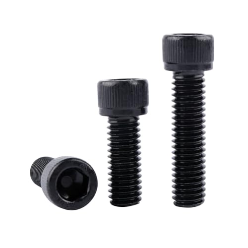 #8-32 x 1/2" Socket Head Cap Screws Allen Hex Bolts, 304 Stainless Steel 18-8, UNC Fully Machine Thread, 40Pcs Black - color: Black, size: #8-32 x 1/2" (40PCS)