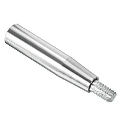 M10 Revolving Handle Grip, 1 Pack 98mm Cast Iron Chrome Plated Clamping Screw Knob for Many Types of Milling Machines and Lathes, Silver Tone