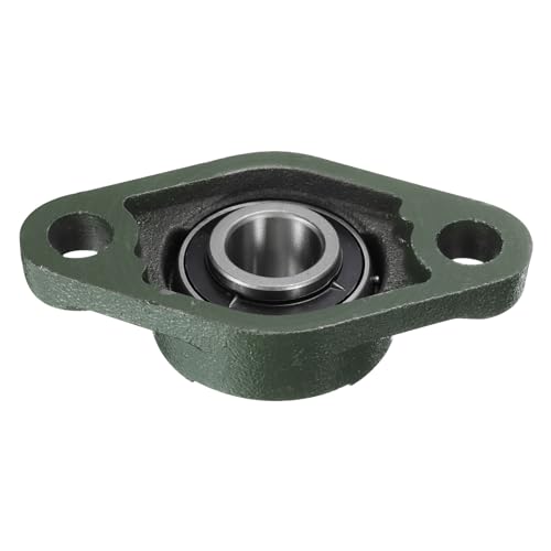 uxcell 2pcs UCFL205-15 Pillow Block Bearings 15/16 inch Bore Self Alignment, Solid Cast Iron Base Mounted Chrome Steel Bearings - size: UCFL205-15