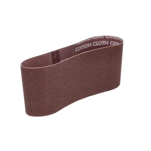 Norton 3X High Performance Portable Sanding Belt, Aluminum Oxide, 24" Length x 4" Width, Grit 50 Coarse (Pack of 2)
