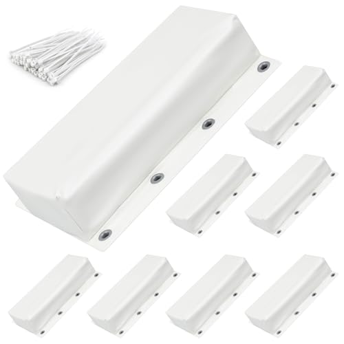 Boat Dock Bumpers Heavy-Duty Marine - color: White, size: 17 x 6 x 3.5"
