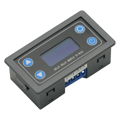 DC 6~30V 12V Timer Switch LED Digital Time Delay Relay Module Programmable Timer Relay Control Switch Timing Trigger Cycle,12V Time Relay