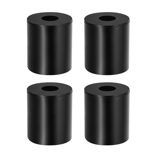 Multi Purpose Rubber Spacer, 12mm ID x 35 OD x 40mm T Neoprene Round Anti-Vibration Isolation Pads Bushings Spacer Washer Fit for HVAC Bolts Car Accessories (4 Pcs) - size: 12mm ID x 35 OD x 40mm T
