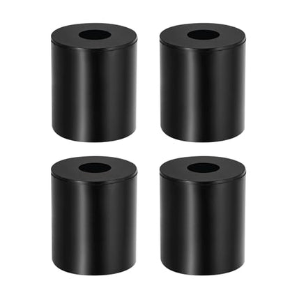 Multi Purpose Rubber Spacer, 12mm ID x 35 OD x 40mm T Neoprene Round Anti-Vibration Isolation Pads Bushings Spacer Washer Fit for HVAC Bolts Car Accessories (4 Pcs) - size: 12mm ID x 35 OD x 40mm T
