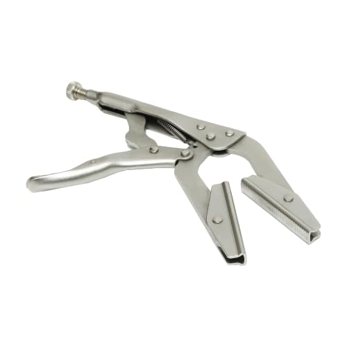 HFS(R) Pinch Off Locking Pliers, Heavy Duty Hose Clamp Tool, 10-1/2 Inch (2-Pack), Wider Jaws for Full Pinch, Angled Arms for Comfort, Ideal for Heater, Radiator, Water, Vacuum, Fuel & Air Lines