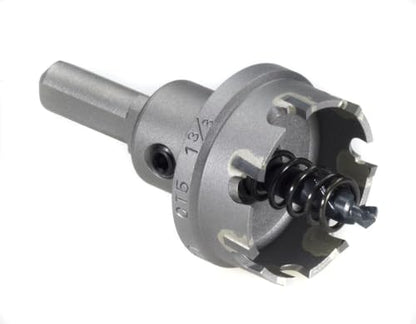 Champion Cutting Tool CT5-1-3/16 Carbide Tipped Hole Cutter: Up to 3/16" depth of cut - size: CT5-2-3/8