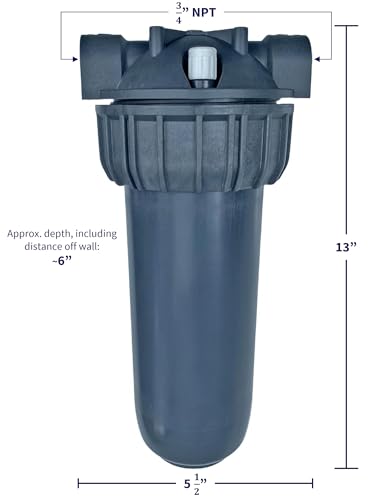 KleenWater Hot Water Filter (1), Mounting Bracket (1), High Temp Cartridges, 5 Micron (3), Spare O-ring (1), Filter Wrench (1)