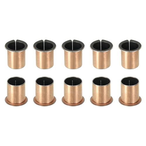 uxcell 10Pcs Flanged Sleeve Bearing 18mm Bore x 20mm OD x 25mm Length - size: 18x20x25mm, 26mm Flange Diax1.0mm Flange t