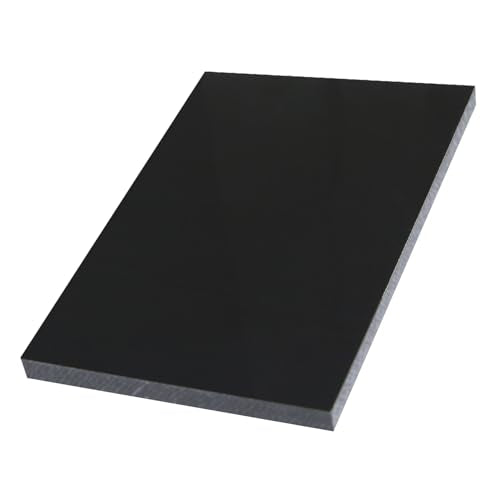 High-Density Polyethylene (HDPE) Plastic Sheet (1, Black, 8" X 12"X 1/2") - color: Black, size: 8" X 12"X 1/2"