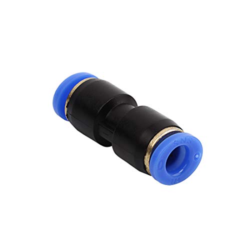 SNS 5/32" Tube OD Plastic Straight Union Pipe Tube Fitting Straight Pneumatic Connector(10 PCS) SPU-5/32 - size: SPU-5/32