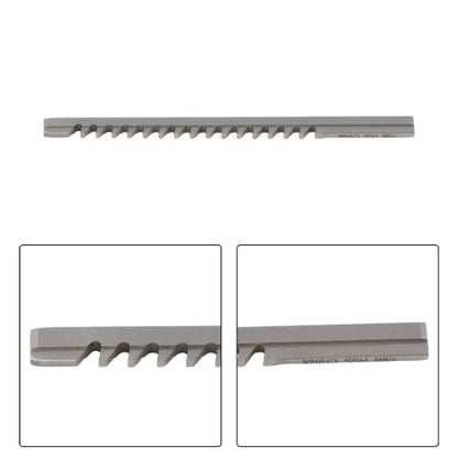 kimllier 1/8 Inch Keyway Broach, B Push-Type, High Speed Steel
