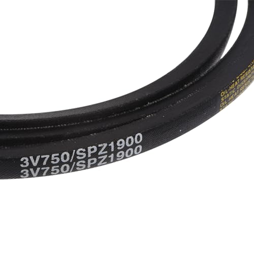 uxcell 3V750 Rubber V Belt 75" Length x 0.38" Width x 0.31" Thick, Industrial Power Transmission Belt - size: 75" Length