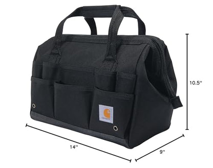 Carhartt Utility Medium Tool Bag Black - color: Black, size: 14-Inch 26 Pocket