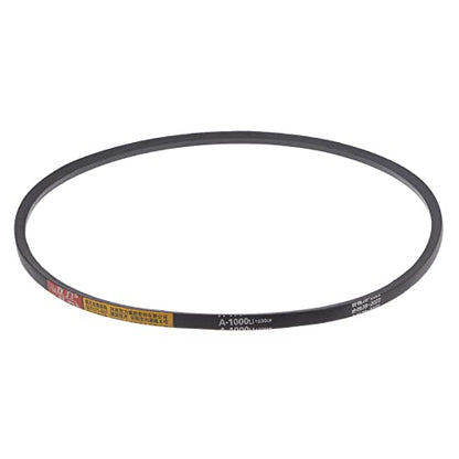 HARFINGTON A-1000 V-Belts Drive Belt 1000mm Inner 13mm Width 8mm Thickness Girth Rubber for Power Transmission - size: 1000mm
