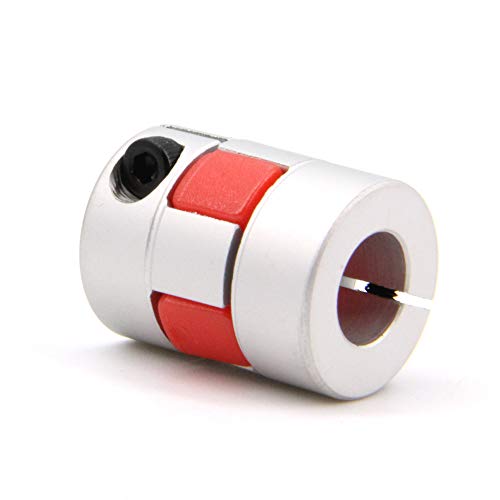 2PCS 10mm to 10mm Aluminium Plum Flexible Shaft Coupling Diameter 20mm Length 25mm Connector Flexible Coupler for 3D Printer CNC Machine and Servo Stepped Motor（10x10mm） - size: D20 L25, style: 10x10mm