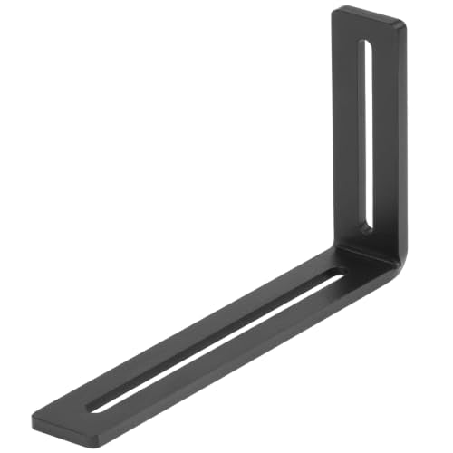 6 PCS Adjustable Slotted L Angle Bracket, 6" x 4" x 1" - size: 6"x4"x1"