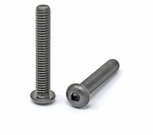iexcell 20 Pcs 5/16-18 x 2" Alloy Steel 10.9 Grade Hex Socket Button Head Cap Screws Bolts Kit, Black Oxide Finish - size: 5/16-18 x 2"