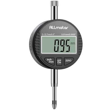 Digital Dial Indicator 0-12.7mm,0.01mm Precision with LCD Display - size: 0-12.7mm,0.01mm