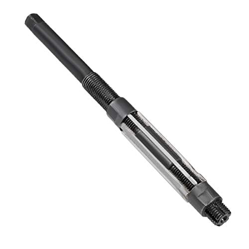 uxcell Adjustable Hand Reamer 11.75-12.75mm High Speed Steel H8 6 Straight Flutes Milling Cutter Tool Metric Reaming Drill Bit for Metal - size: 11.75-12.75mm