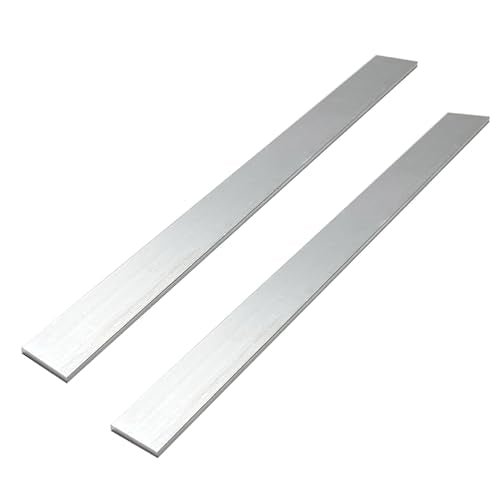 36" Long 1/8" X 1" Square Aluminum Flat BAR .6061 Aluminium, 3mm X 25mm X 915mm Aluminum Flat Plate, T6511 Solid New Mill Stock (2 Pack)