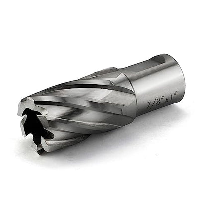 Annular Cutter JESTUOUS 7/8 Inch Cut Diameter 3/4 Weldon Shank 1 Cut Depth