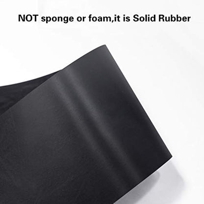 TORRAMI Solid Neoprene Rubber Strips Roll 1/16 (.062) inch Thick X 1 inch Wide X 10 Feet, for DIY Weather Stripping, Gasket, Seal - size: 1" Wide X 10' Long, style: 1/16 (.062)" Thick