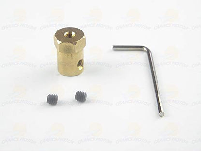 CHANCS 6 Pieces 7mm Motor Flexible Coupling Coupler Connector for Car Wheels Tires Shaft Motor Accessories - size: 6PCS, style: 7mm
