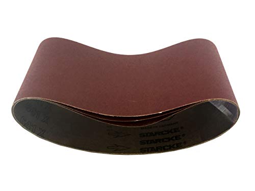 Starcke Sanding Belts 4 X 21 Industrial Cloth Aluminum Oxide (6 Pack, 100 Grit) - color: 100