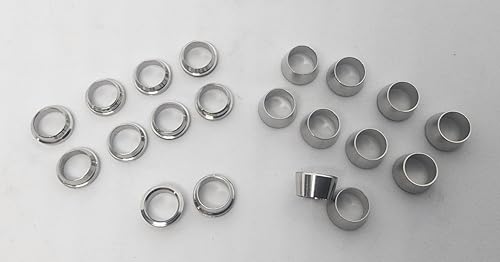 10 Sets of 1/4" Compression Fitting Ferrules, 316 Stainless Steel