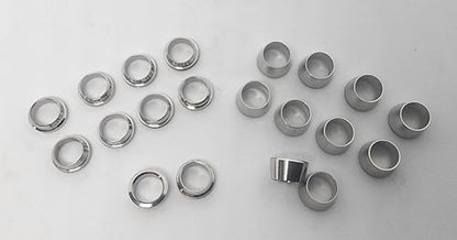 10 Sets of 1/4" Compression Fitting Ferrules, 316 Stainless Steel
