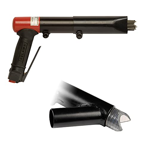CS Unitec | 123.2199 VS | Industry Standard 2BPG 19-Needle Scaler with Vacuum Shroud – Reliable Performance for Any Job – Made in England - style: 2BPG VS
