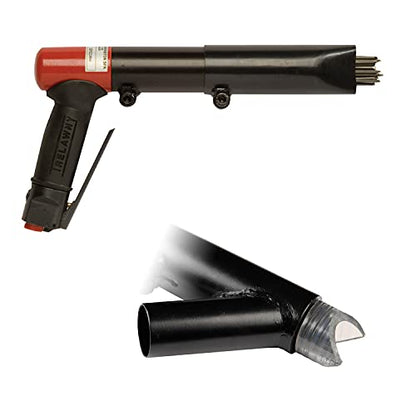 CS Unitec | 123.2199 VS | Industry Standard 2BPG 19-Needle Scaler with Vacuum Shroud – Reliable Performance for Any Job – Made in England - style: 2BPG VS