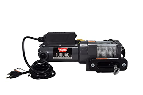 WARN AC Series Electric Winch 120V AC with 1000 lb Pulling Capacity (80010)