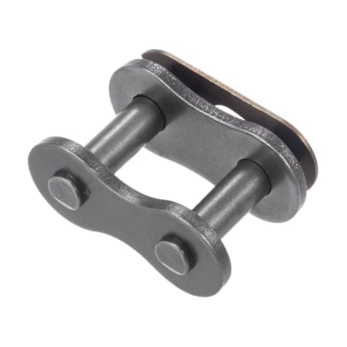 uxcell 6Pcs #60 Chain Master Connector Link Roller, 3/4" Pitch Carbon Steel, Standard Connecting Split Links for 12A Chain - size: #60