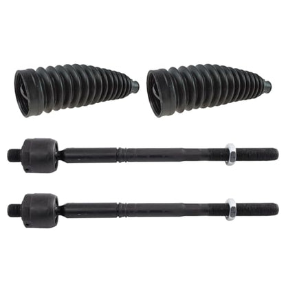 TRQ Front Steering Kit Steering Rack & Pinion Bellow Tie Rod - style: PSA27282