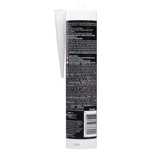 Permatex 33694-6PK The Right Stuff Gasket Maker, 10.1 oz. (Pack of 6) - size: 10 Fl. Oz. (Pack of 6), style: The Right Stuff 1 Min