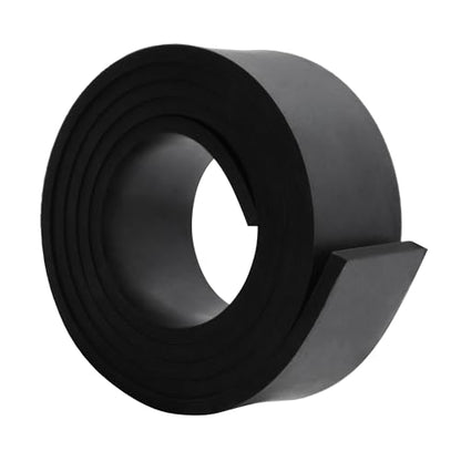 DEVNOL Neoprene Rubber Strip 1/4 (.250)" Thick X 2" Wide X 5'Long Grade 65A for Gasket, Surface Protection, Sealing - size: 1/4" x 2" x 5'